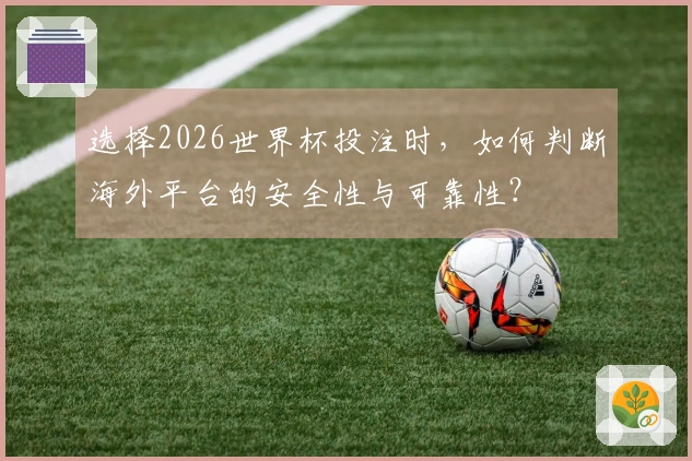 选择2026世界杯投注时，如何判断海外平台的安全性与可靠性？